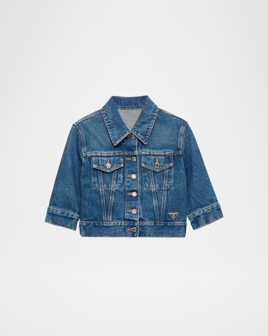 【関税込み】prada DENIM JACKET Prada Denim Blouson Jacket | Saks Fifth Avenue