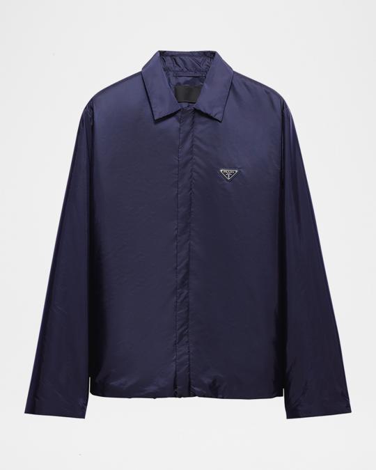 Prada Men's Re-Nylon Shirt Jacket | Neiman Marcus
