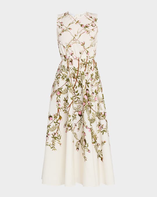 knee length dresses for ladies Giambattista Valli // Ruffled Midi Dress – VSP Consignment main image 1