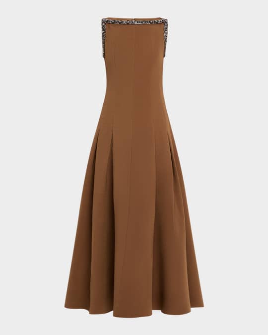 chinese dress ladies Puffed Boatneck Maxi Gown Xs / Silver Pink main image 1