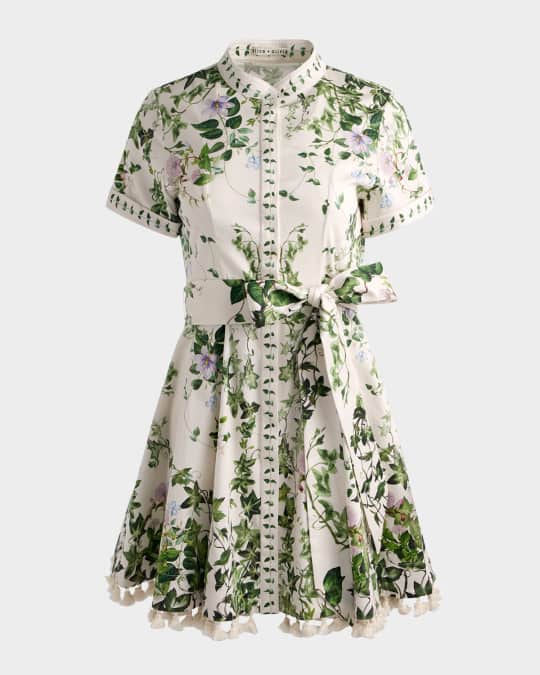 knee length dresses for ladies Lucy White Long Sleeve Mini Dress - US 12 main image 0