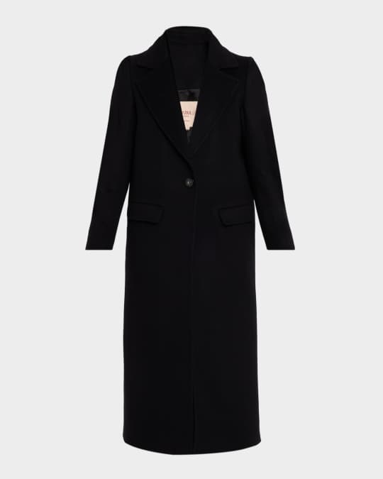 CHIARULLI Erica Mongolian Cashmere and Wool Coat | Neiman Marcus