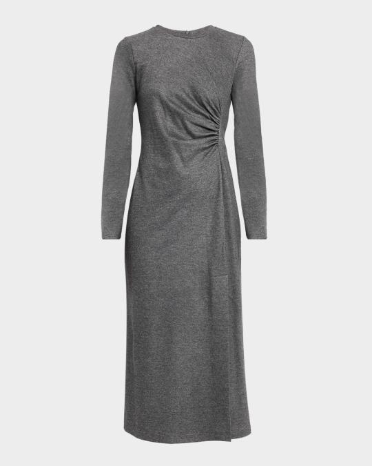 side ruched jersey midi dress Weekend Max Mara Decano Side-Slit June_2026