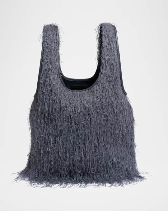 Dries Van Noten Marche Small Fringed Tote Bag | Neiman Marcus