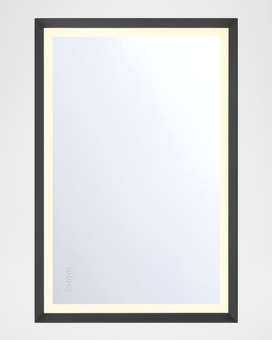 Artell 36" LED Lighted Mirror, Black