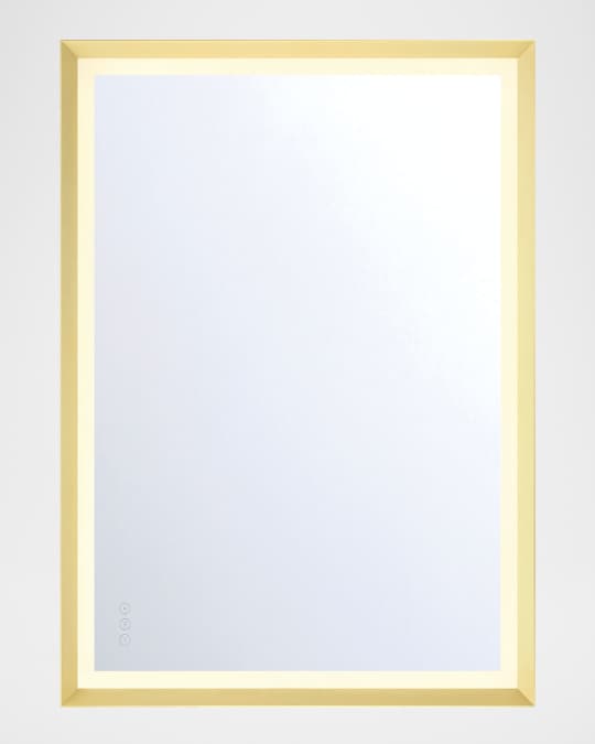 Artell 42" LED Lighted Mirror, Gold