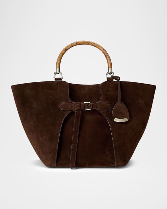 Ralph Lauren Collection The Ralph Cashmere Suede Tote Bag