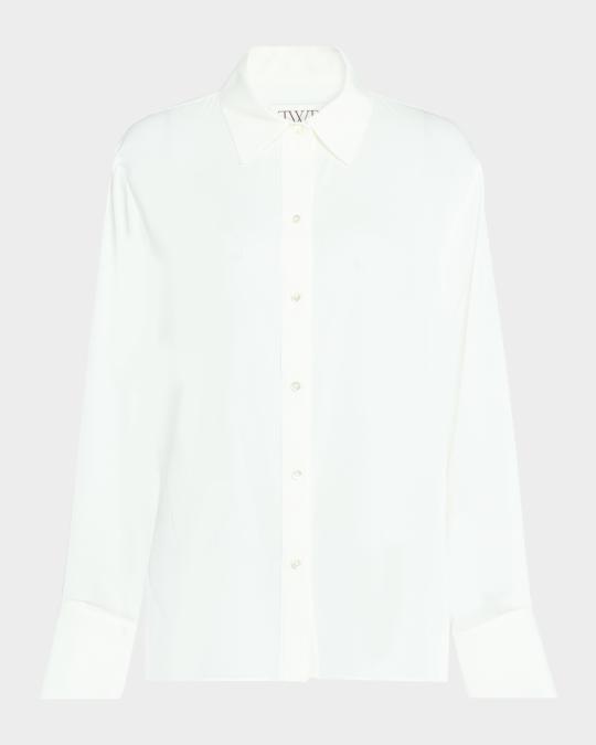 TWP New Joey Button-Front Shirt | Neiman Marcus