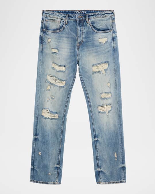 PRPS Men's Sapporo Distressed Denim Relaxed-Fit Jeans | Neiman Marcus