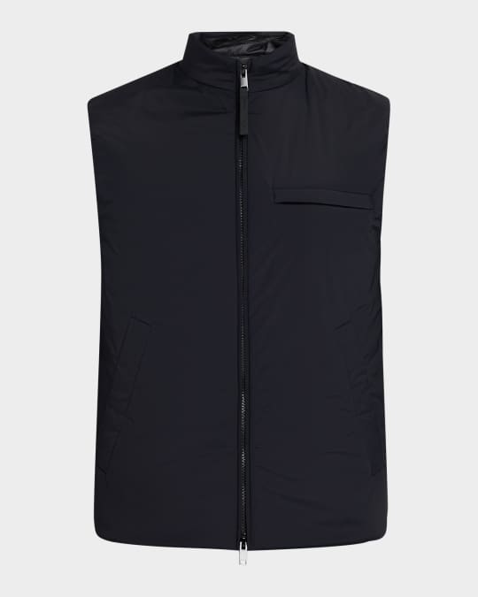 Theory Men's Motion Nylon Layering Vest | Neiman Marcus