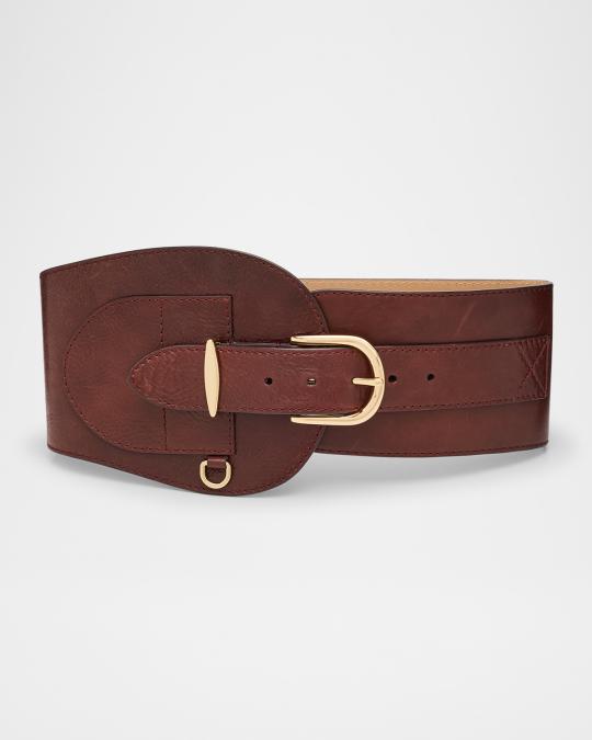 Zimmermann Helix Leather Belt | Neiman Marcus display picture 2