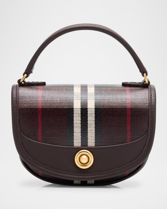 Burberry Highlands Mini Check Crossbody Bag | Neiman Marcus