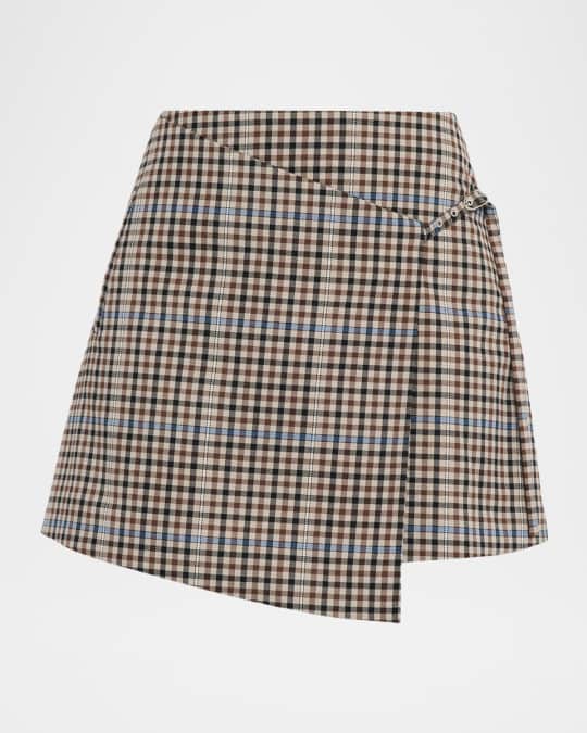 Rails Nial Check Mini Skirt | Neiman Marcus