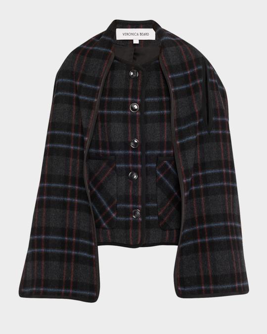 Veronica Beard Martine Dickey Scarf Coat | Neiman Marcus
