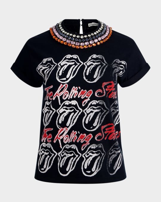 【Alice+Olivia】Tシャツ Alice + Olivia Tess Crewneck T-Shirt | Nordstromrack