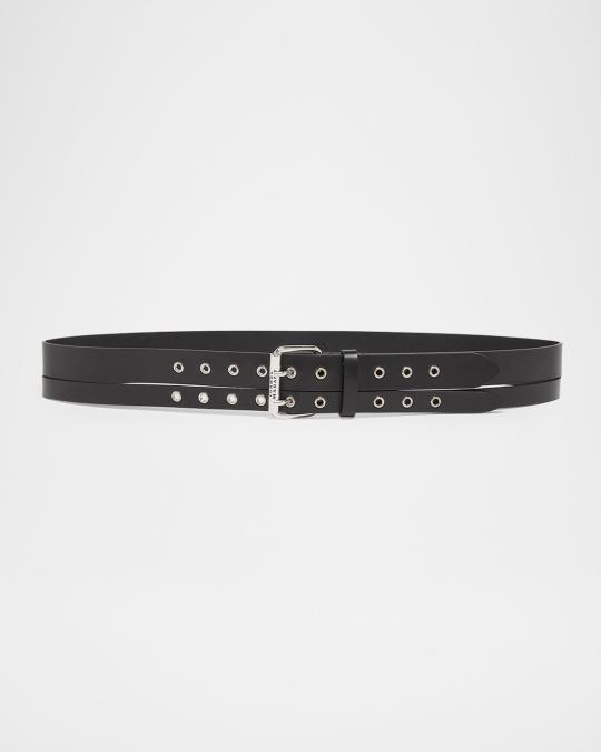 Isabel Marant NWT Authentic Split Grommet Leather Belt Isabel Marant Split Belt | Shopbop main image 2