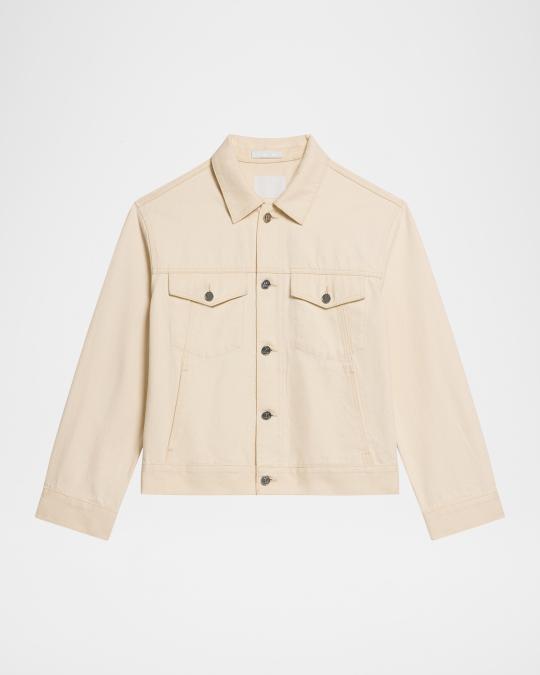 ジャケット・アウター HELMUT LANG VINTAGE WHITE DENIM JACKET Helmut Lang Classic Denim Trucker Jacket | Neiman Marcus