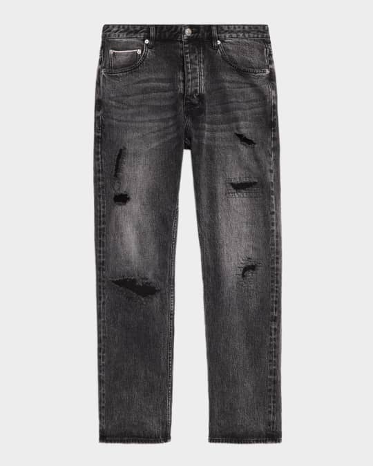 ksubi RON HERMAN別注　HAZLOW Denim 美品 Mens Hazlow Selvedge Ny Black Straight Denim Jeans | Ksubi ++