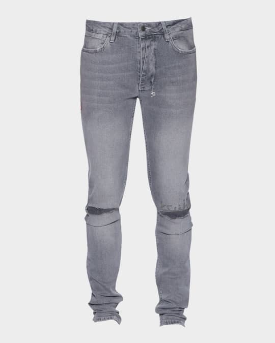 Ksubi Men's Van Winkle Thrifted Skinny Jeans | Neiman Marcus