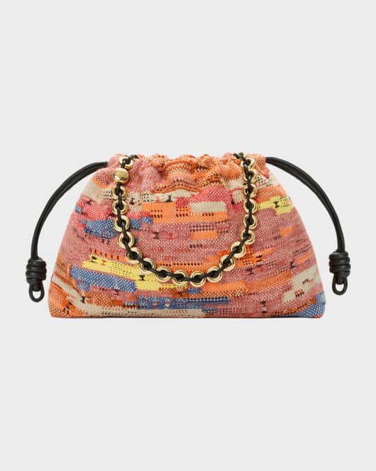 R*o様 LOEWE ロエベ ナッパアレイ アナグラム メタリック ブロンズ バ Loewe x Albers Flamenco Tapestry Crossbody Bag in Cotton-Blend