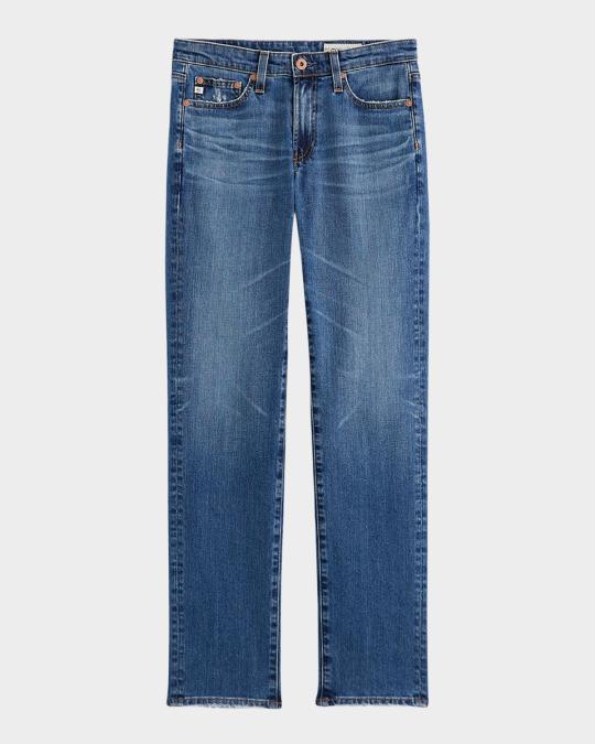 AG Jeans Sandra Low-Rise Slim Straight Jeans | Neiman Marcus