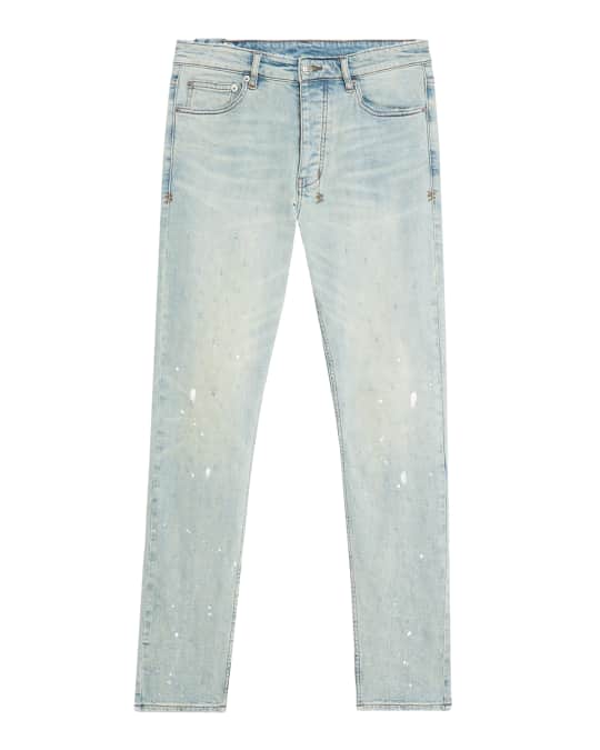 Ksubi Men's Chitch Scatter Stretch Denim Skinny Jeans | Neiman Marcus