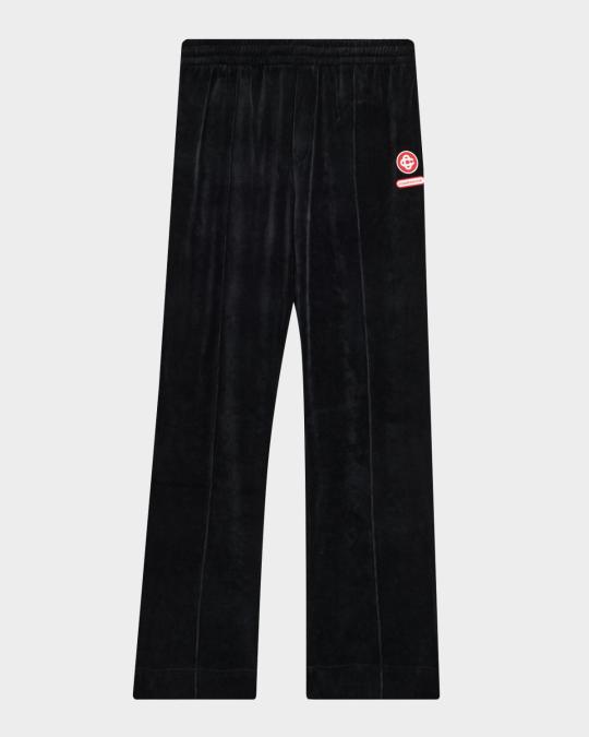 Casablanca Men's Gradient Piping Velour Track Pants | Neiman Marcus