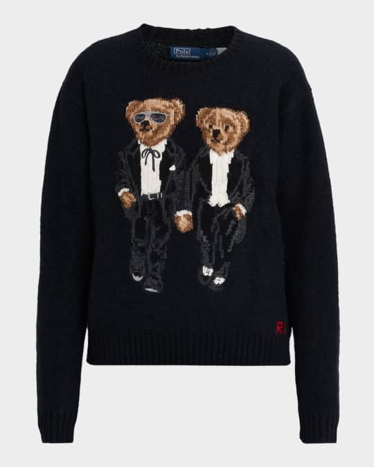 Polo Ralph Lauren The Ralph & Ricky Tuxedo Bear Sweater | Neiman