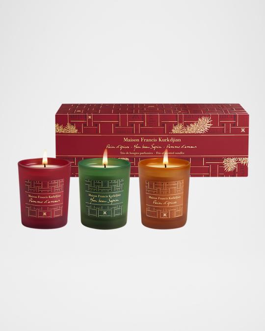 Maison Francis Kurkdjian Holiday Candle Trio, 3 x 2.6 oz. | Neiman