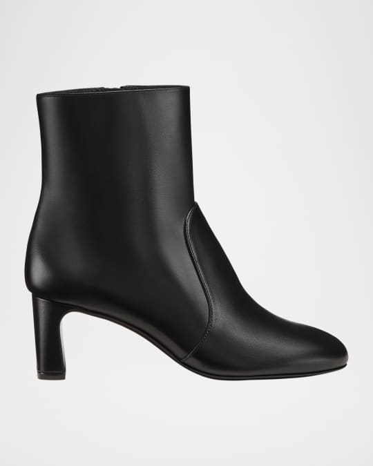 Stuart Weitzman 60mm Babette Leather Ankle Boots | Neiman Marcus