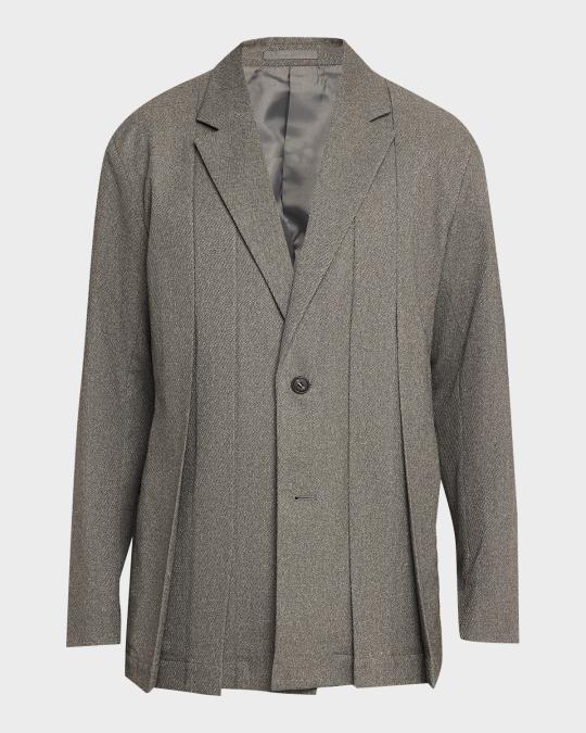 IM MEN Men's Wool Like Tweed Jacket | Neiman Marcus