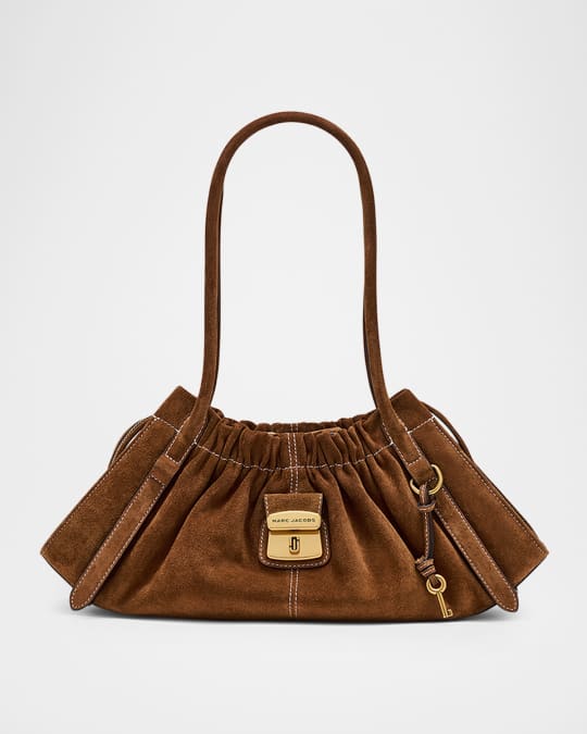 Marc Jacobs The Suede Cristina Satchel Shoulder Bag | Neiman Marcus