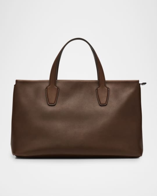 THE ROW Marcel Slouchy Top-Handle Bag in Leather | Neiman Marcus