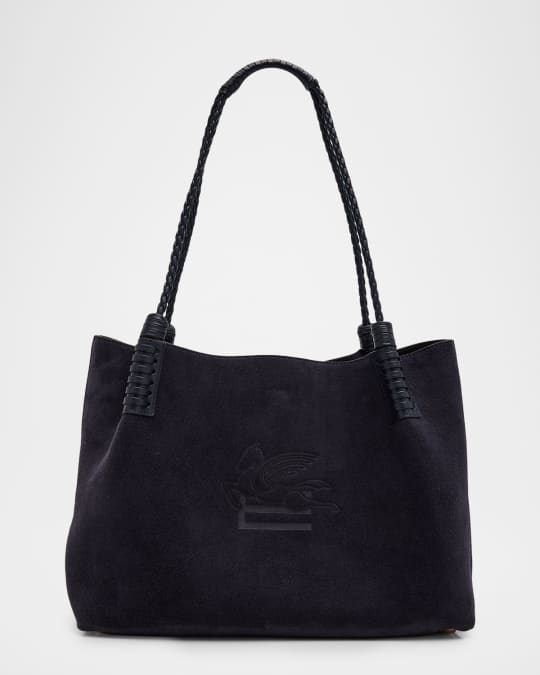 Etro Libra Small Suede Tote Bag | Neiman Marcus