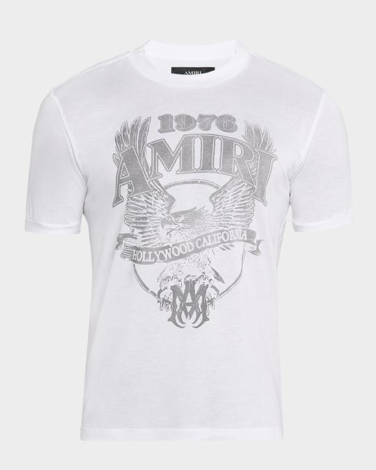 Amiri Men's Amiri Eagle Logo Cotton T-Shirt | Neiman Marcus