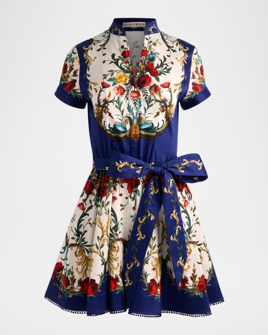 knee length dresses for ladies Cecilla Mini Shirt Dress – Christina Greene main image 1