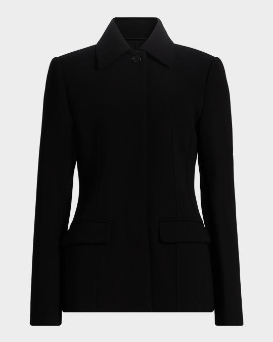 Toteme Cinched Pocket Jacket | Neiman Marcus