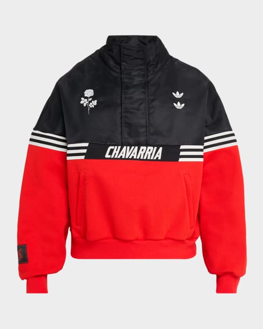 Adidas x Willy Chavarria Men's Gomez Cotton Half-Zip Sweater