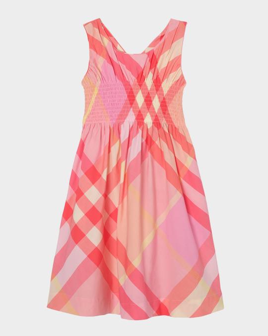 cotton dress size 14 Girl's Sleeveless Check Dress, 3-14 line dress is woven bettyb_dress Anouk Dress in Lace:Lace blue dress jerry cantrell Floral dresses