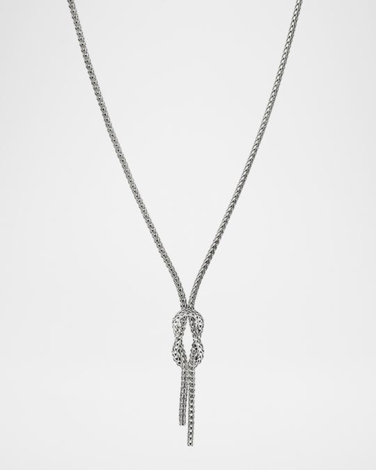 John Hardy Sterling Silver Love Knot Y Necklace | Neiman Marcus