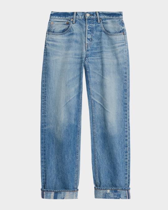 MOUSSY VINTAGE Hopkinton Straight Low-Rise Jeans | Neiman Marcus