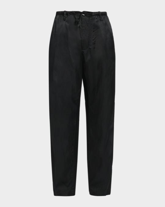 Dries Van Noten Men's Penny Straight-Fit Drawstring Pants | Neiman