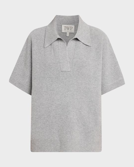 TWP Supersized Polo in Italian Cashmere | Neiman Marcus