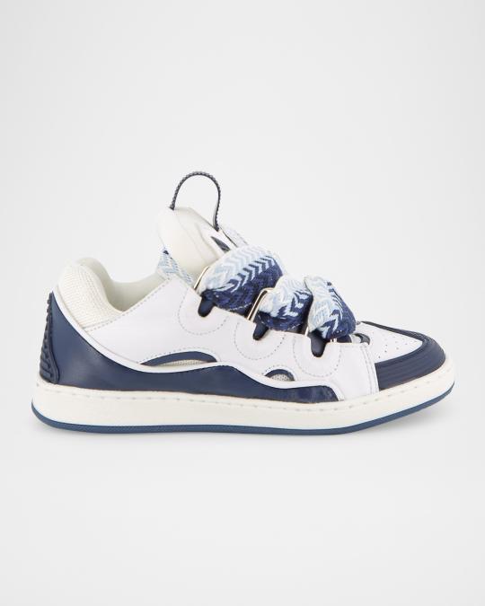 Hillarin Kid's様 Lanvin Kid's Curb Lace-Up Sneakers, Kids | Neiman Marcus