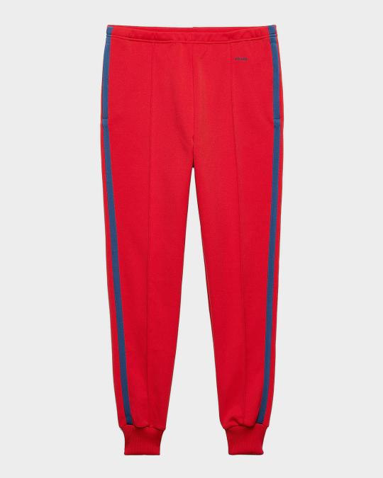 その他 PRADA Stripe Logo Patch Joggers Prada Men's Side-Stripe Jogger Pants | Neiman Marcus