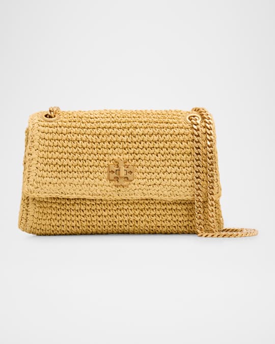 Tory Burch Kira Turnlock Mini Crochet Shoulder Bag | Neiman Marcus