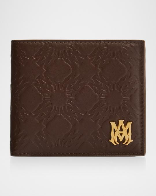 Amiri Men's MA Quad Leather Bifold Wallet | Neiman Marcus