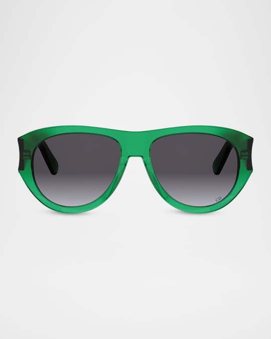 Dior DiorGlow A1I 55mm Pilot Sunglasses | Neiman Marcus