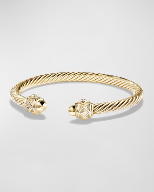 David Yurman Renaissance Bracelet in 18k Yellow Gold | Neiman Marcus