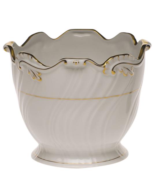 Herend Golden Edge Cache Pot | Neiman Marcus